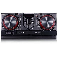 Мини-аудиосистема LG CJ44 черный 480Вт FM USB BT