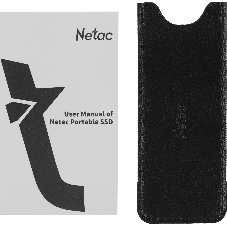 Внешний SSD Netac ZX10, 2TB, USB 3.2 Gen 2 Type-C, R/W 1050/1050, черный