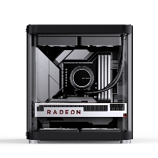 Корпус без блока питания Корпус JONSBO TK-1 Black 2.0 MATX без БП, mini-ITX, micro-ATX, черный