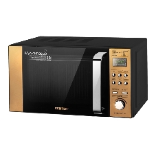 Микроволновая печь Centek CT-1584 черный/золотистый, 20 л, 700 Вт, переключатели - кнопки, поворотный механизм