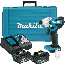 Дрель-шуруповерт Makita DTD156RFE, 18 В, 1,5 Ач, 170 Нм, бесщеточный, ударный