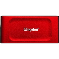 Внешний SSD Kingston XS1000, 1TB, USB 3.2 Gen 2 Type-C, R/W 1050/1000, красный