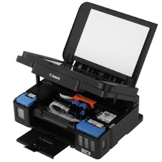 МФУ струйное Canon PIXMA G3416 (2315C052), А4, цветной, печ. 8.8 стр/мин. (ч/б) 5 стр/мин. (цвет), скан. до 3 стр/мин., 4800x1200 dpi (печать) 1200х600 dpi (скан.), USB, Wi-Fi