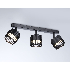 Светильник Ambrella light TN71168/3 BK черный GX53/3 400*100*125