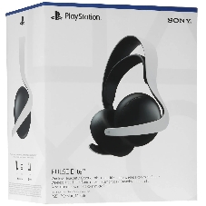 Гарнитура Sony PlayStation PULSE Elite белый-чёрный, беспроводная, радиоканал, до 30 ч, совместимость с PS5