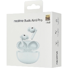 Наушники TWS Realme Buds Air 6 Pro голубой, внутриканальные, Bluetooth, активное шумоподавление, до 40 чине