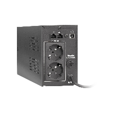 Источник бесперебойного питания ExeGate Power Smart ULB-800 LCD 800VA, черный, 2 евророзетки, USB