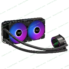 Система жидкостного охлаждения ExeGate BlackWater-240.PWM.ARGb черный, 120 мм, алюминий, 2000 об/мин, 27 дБ, 4 pin, 220 Вт