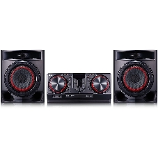 Мини-аудиосистема LG CJ44 черный 480Вт FM USB BT