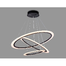Светильник Ambrella light FA4361/3 BK черный 145W 3000K/4200K/6400K D770*800 (ПДУ РАДИО 2.4G)