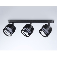 Светильник Ambrella light TN71168/3 BK черный GX53/3 400*100*125