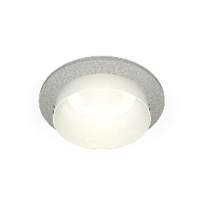 Комплект встраиваемого светильника Ambrella light XC6514020 SGR/SWH серый песок/белый песок MR16 GU5.3 (C6514, N6130)