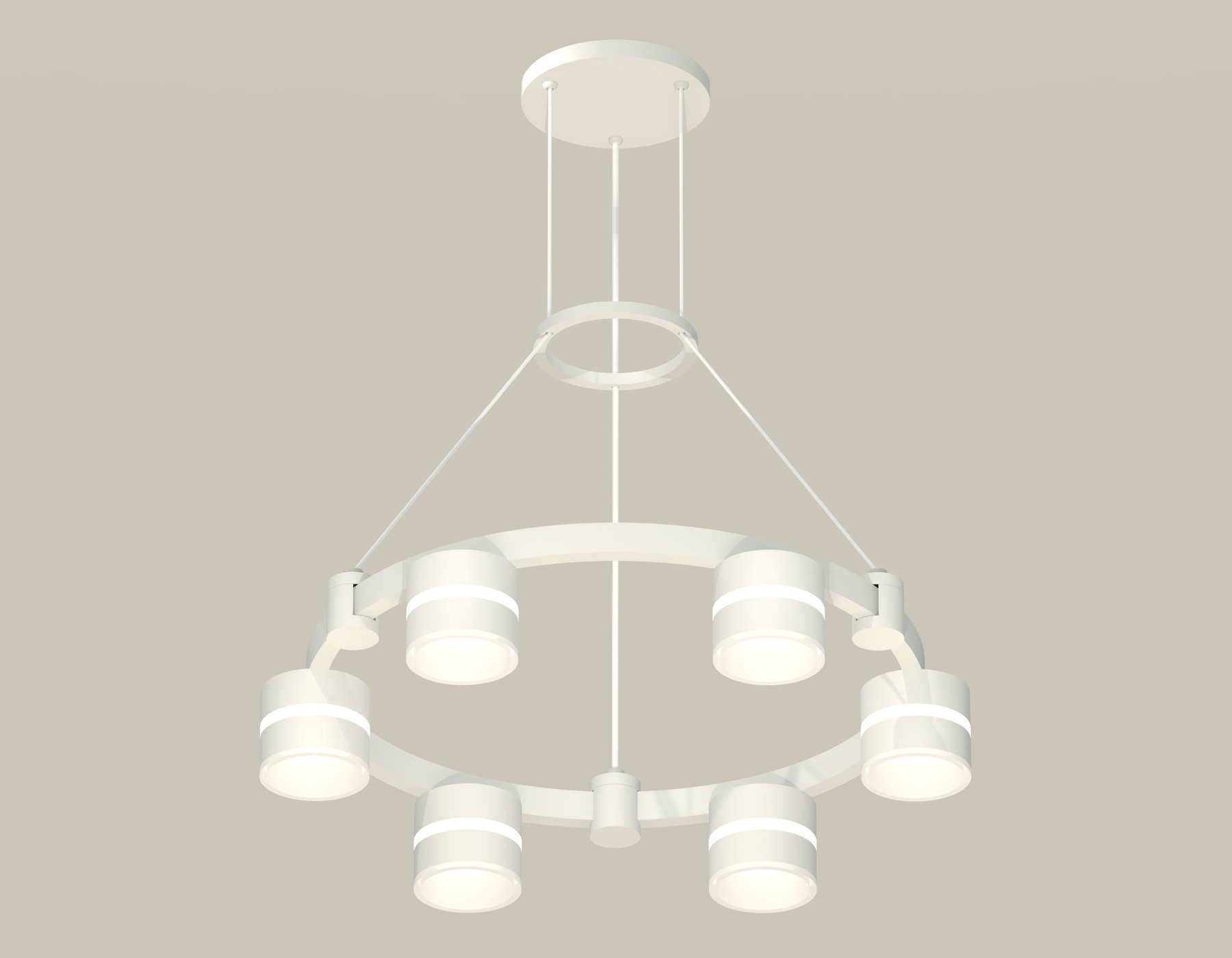 Светильник Ambrella light XR92031202/6 SWH/FR белый песок/белый матовый GX53 (A9203, C9231, N8444)