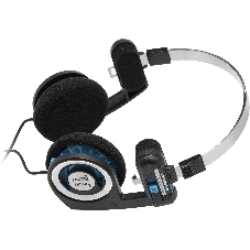 Проводные наушники KOSS Porta Pro Classic черный/голубой, накладные, проводной, складная конструкция
