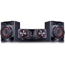 Мини-аудиосистема LG CJ44 черный 480Вт FM USB BT
