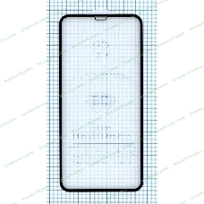 Защитное стекло 4D для Apple iPhone XS Max черный