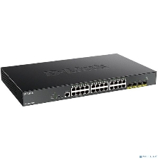 Коммутатор D-Link DGS-1250-28XMP/A1A, 24×1 Гбит/с + 4×10 Гбит/с SFP+, управляемый