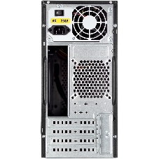 Компьютерный корпус с блоком питания 500Вт./Case Foxline FL-702, mATX, 1x5.25EXT, 1x3.5EXT, 2x3.5INT, 2xUSB 2.0, HDA, w/o FAN, w/500W ATX PSU, w/1.2m EU pwr cord