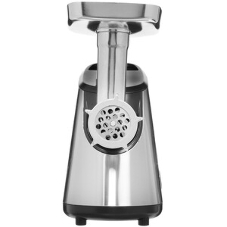 Мясорубка электрическая DELTA LUX DE-600M черный, 3000 Вт, 2.5 кг/мин, реверс, защита от перегрузки, насадки - 6