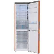 Холодильник Haier C2F636CORGU1 оранжевый двухкамерный 256/108 л морозилка снизу, No Frost