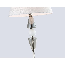 Светильник Ambrella light LH75265 SN/FR сатин никель/белый матовый E27 max 60W D360*1560