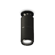 Светильник Ambrella Light XS6302201 SBK/PBK черный песок/черный полированный MR16 GU5.3 (N6902, C6302, A2061, N6121)