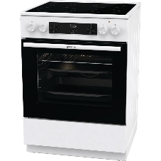 Плита электрическая Gorenje GEC6C40WD белый, конфорок 4 электрических, духовка 71 л, 60 см x 85 см x 60 см
