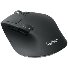 Мышь беспроводная Logitech M720 Triathlon черный, 1000 dpi, радиоканал, Bluetooth, USB, кнопки - 8