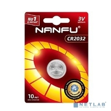 Батарейка щелочная 2032 Nanfu (1шт.)