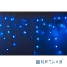 Гирлянда Neon-night Айсикл (бахрома) светодиодный, 4,8 х 0,6 м, белый провод, 230 В, диоды синие, 176 LED