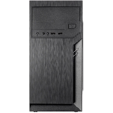 Компьютерный корпус с блоком питания 500Вт./Case Foxline FL-702, mATX, 1x5.25EXT, 1x3.5EXT, 2x3.5INT, 2xUSB 2.0, HDA, w/o FAN, w/500W ATX PSU, w/1.2m EU pwr cord
