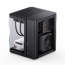 Корпус без блока питания Корпус JONSBO TK-1 Black 2.0 MATX без БП, mini-ITX, micro-ATX, черный