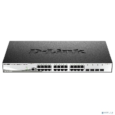 Коммутатор D-Link DGS-1210-28X/ME/C1A, 24×1 Гбит/с + 4×10 Гбит/с SFP+, управляемый