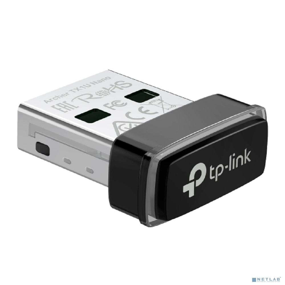 Двухдиапазонный беспроводной нано-USB-адаптер Wi-Fi TP-Link Archer TX1U Nano