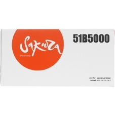 Картридж Sakura 51B5000 для Lexmark, черный, 2500 к.