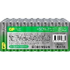 Батарея GP Super Alkaline 24AA21-2CRSWC80 AAA 1150mAh (80шт) спайка