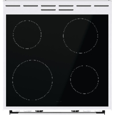 Плита электрическая Gorenje GEC6C40WD белый, конфорок 4 электрических, духовка 71 л, 60 см x 85 см x 60 см