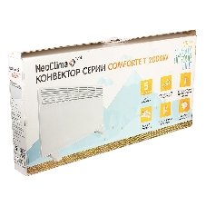 Конвектор электрический Neoclima Comforte T2.0 ЭВНА-2,0/230С2 (сшп) белый, 2000 Вт, 25 м2, термостат