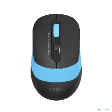 Мышь беспроводная A4Tech Fstyler FG10S черный/синий, 2000 dpi, радиоканал, USB, кнопки - 4