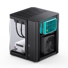 Корпус без блока питания Корпус JONSBO TK-1 Black 2.0 MATX без БП, mini-ITX, micro-ATX, черный