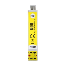 Картридж струйный Sakura C13T08044011 (T0804) для Epson, желтый, 7,4 мл.