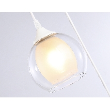 Подвесной светильник TR3540/3 WH/CL/FR белый/прозрачный/белый матовый E27*3 max 40W D281*800
