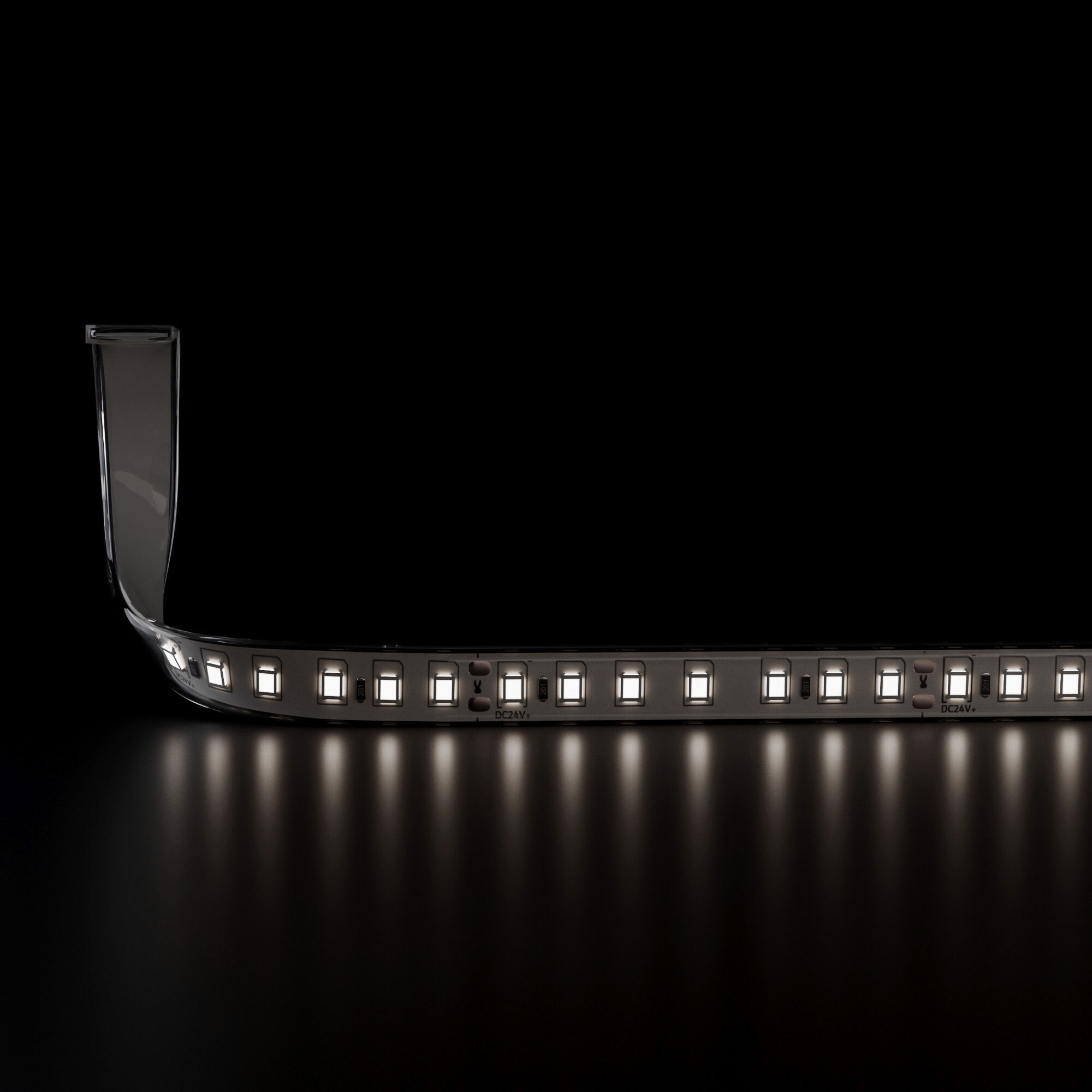 Лента светодиодная 120Led 8W IP68 4000K дневной белый (2835 24V 120Led 8W IP68)