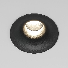 25070/LED 15W 4000K / светильник встраиваемый светодиодный / черный