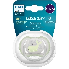 Пустышка Philips ultra air, кит, 6-18 мес., 1 шт.