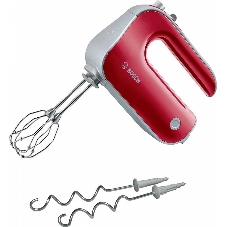 Миксер Bosch MFQ40303 красный, ручной, 500 Вт, 5 скоростей