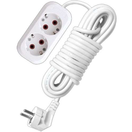 Удлинитель 2х5 м с заземл. 10А IP20 У10-553 ПВС 3х0.75 UNIVersal 553-05