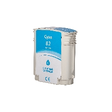 Картридж струйный Sakura C4911A (№82 Cyan) для HP, голубой, 72 мл.