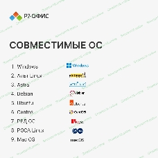 Офисное приложение Р7-Офис Для дома лицензия на 1 год, на 1 пользователя. (карточка)