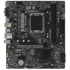Материнская плата MSI PRO H610M-G, LGA 1700, Intel H610, 2xDDR4 (до 64 ГБ), 4xSATA, 1xM.2 (PCIe 3.0 x4), 1xPCIe 4.0 x16, 2xPCIe x1, 1xVGA, 1xHDMI, 1xDP, 1x1Gb LAN, 4xUSB-A 5Gbps, 2xUSB-A 2.0, 1xPS/2, 3x3.5 мм, 7.1, чёрный, mATX